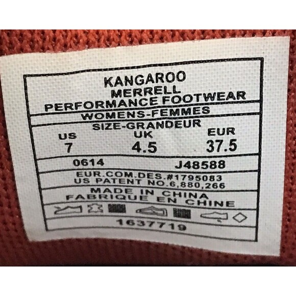 Merrell Move Kangaroo Mocs Women's 7M Brown Nubuck Leather Slip-On Comfy Loafers - Picture 9 of 11